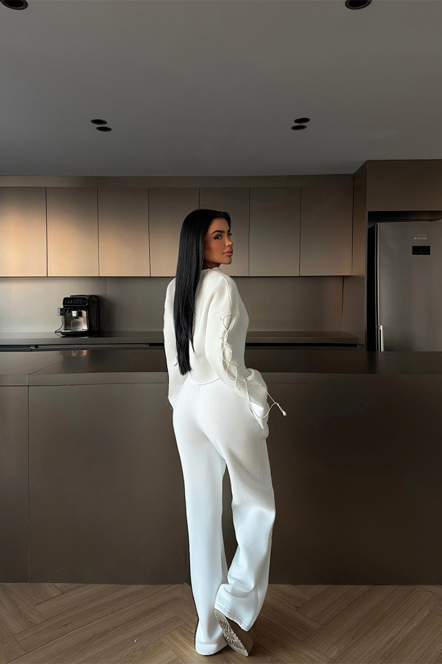 Beyaz Masego Eşofman Takımı ATE-4517 - 4