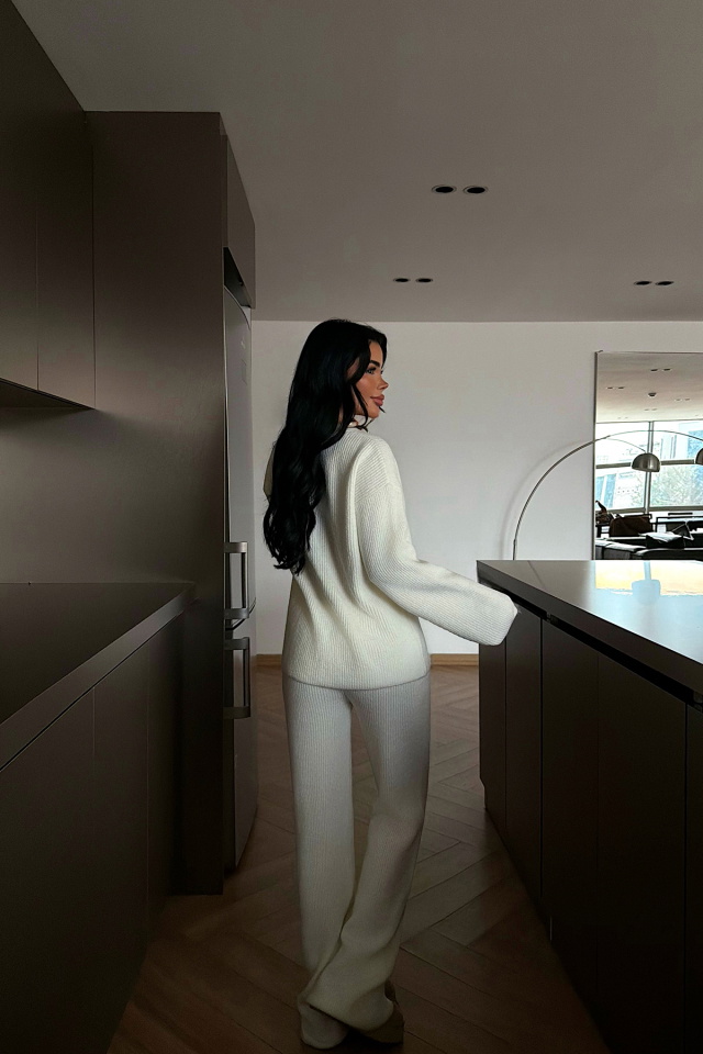 Beyaz Mildri Triko Takım ATE-4485 - 4