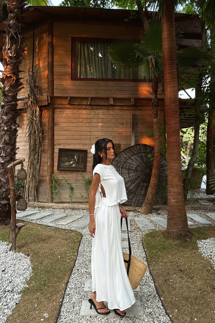 Beyaz Fidelya İkili Takım ATE-1317 - EYYO