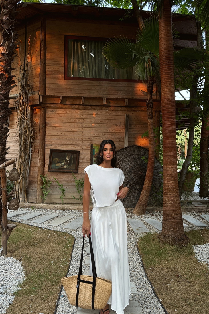 Beyaz Fidelya İkili Takım ATE-1317 - EYYO