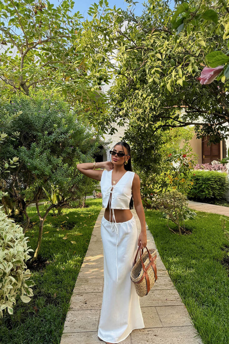 Beyaz Lacey İkili Takım ATE-1523 - EYYO