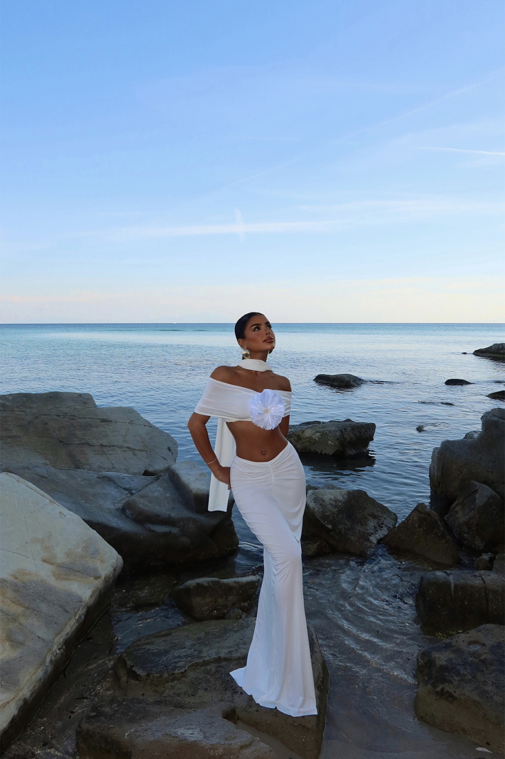 Beyaz Lotus İkili Takım ATE-1614 - EYYO