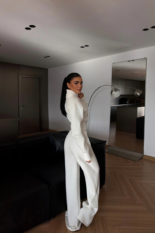 Beyaz Belleza Eşofman Takımı ATE-4298 - 4