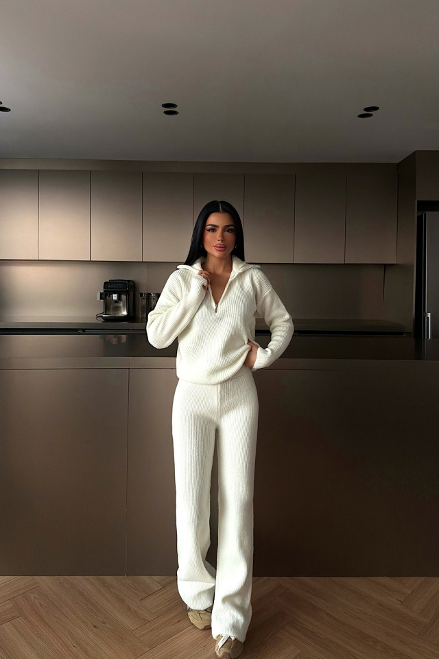 Beyaz Nalani Triko Takım ATE-4268 - 2