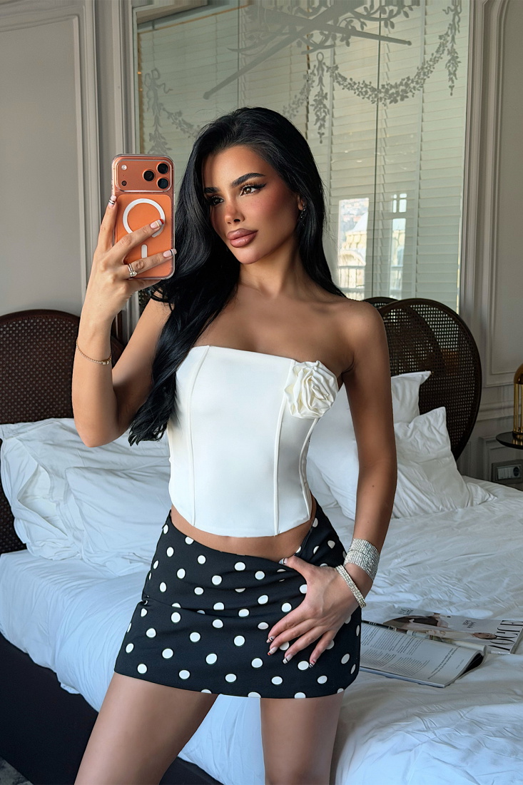 Beyaz Steznik Korse ATE-1119 - EYYO