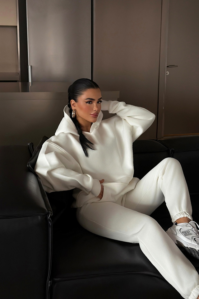 Beyaz Annie Eşofman Takımı ATE-4654 