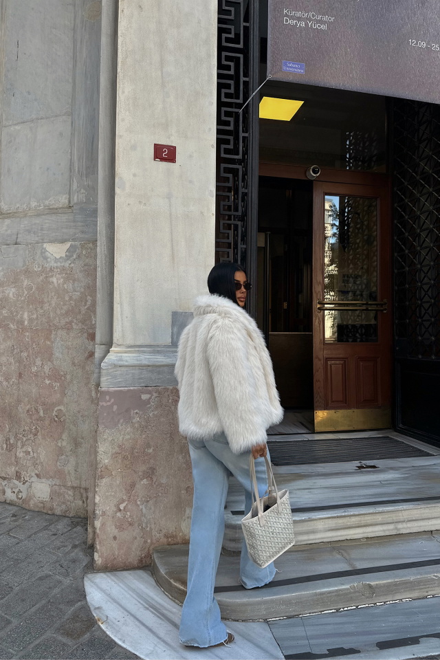 Beyaz Rufina Kürk ATE-1600 - 7