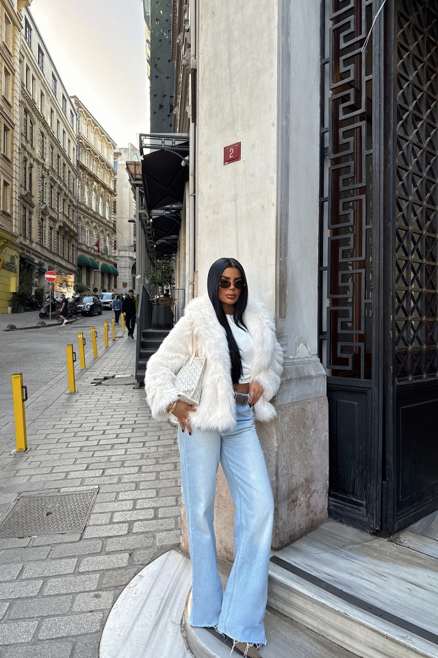 Beyaz Rufina Kürk ATE-1600 - 5