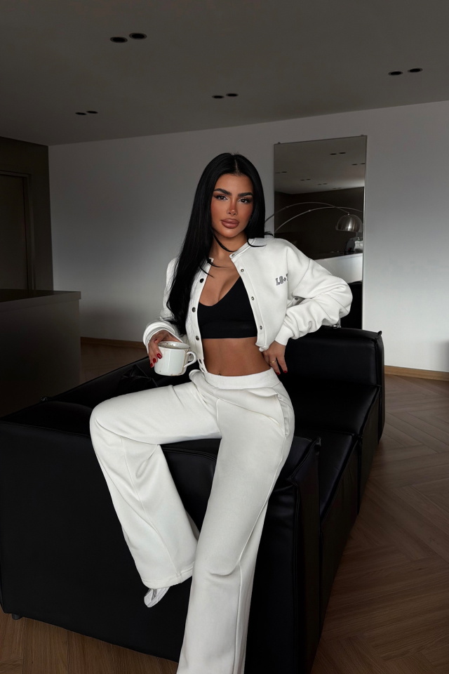 Beyaz Lotee Eşofman Takım ATE-4310 - 3