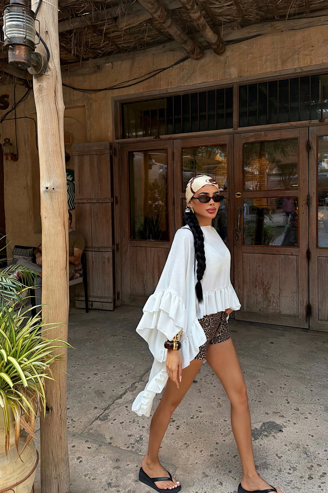 Beyaz Marfa Bluz ATE-4892 - 5