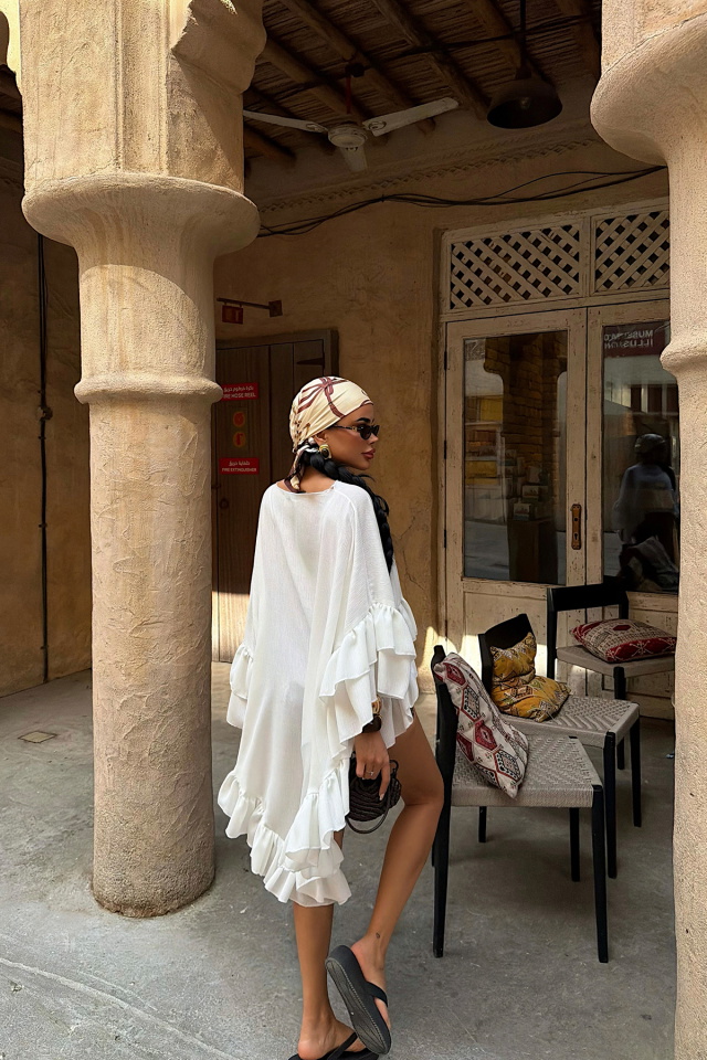 Beyaz Marfa Bluz ATE-4892