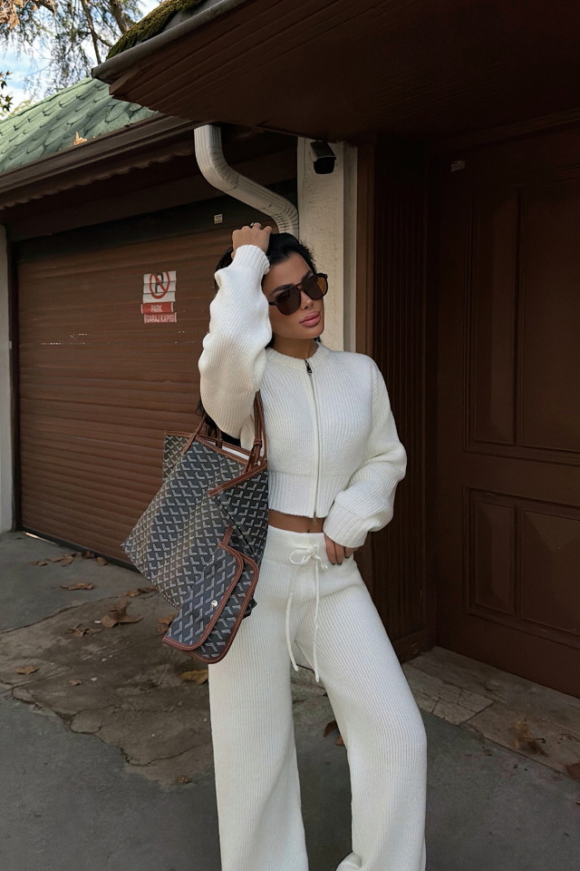 Beyaz Zaria Triko Takım ATE-3736 - 3