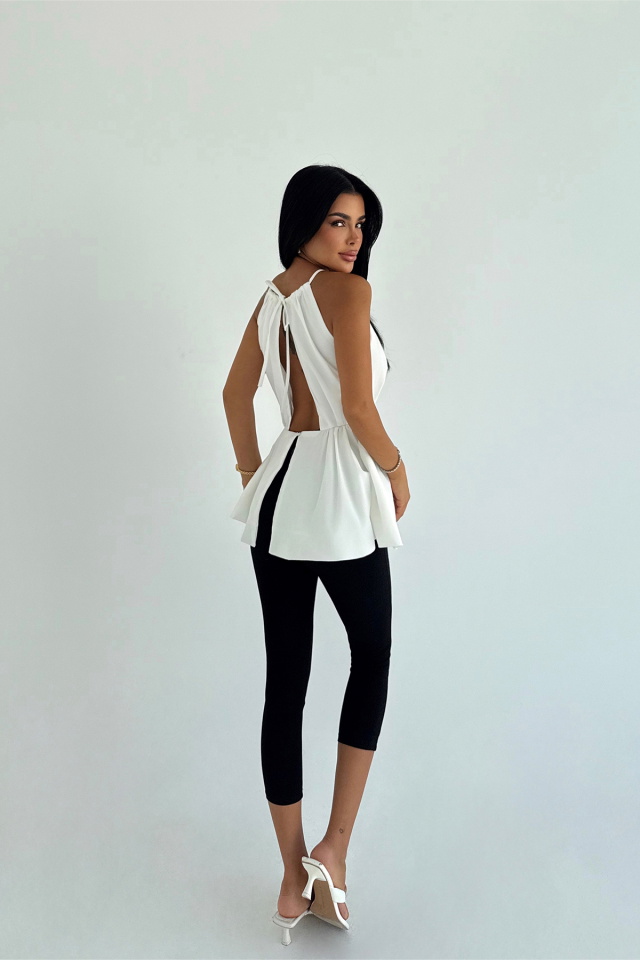 Beyaz Smock Bluz ATE-3445 - 3