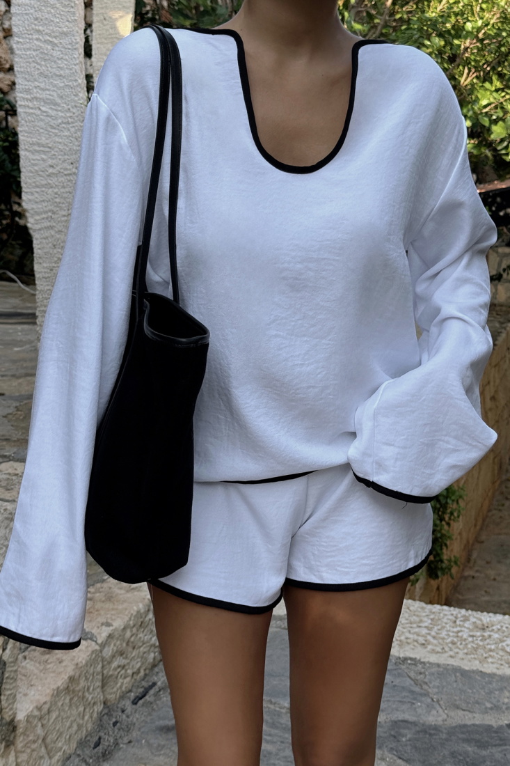 Beyaz Ladina Keten Takım ATE-1420 - EYYO