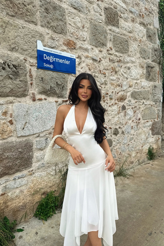 Beyaz Sandra Elbise ATE-2521 - 2