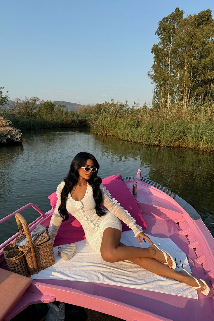 Beyaz Allora Tül Elbise ATE-1418 - EYYO