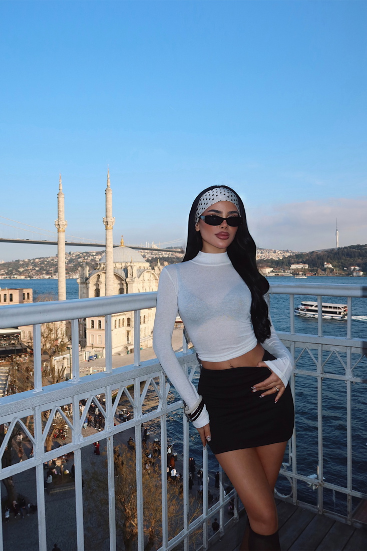 Beyaz Gunxi Bluz ATE-5005 - EYYO