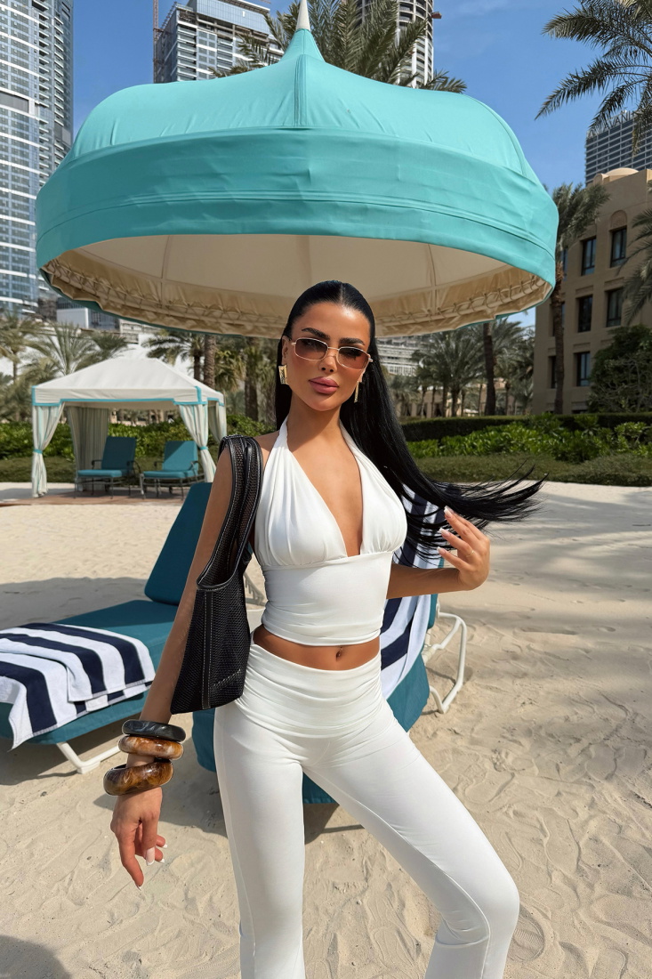 Beyaz Amies Takım ATE-4588 - EYYO