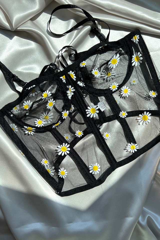 Black Daisy Pattern set ATE5170 