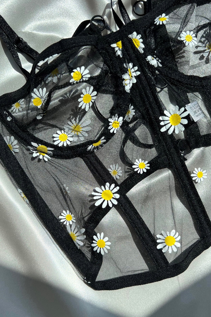 Black Daisy Pattern set ATE5170 - 