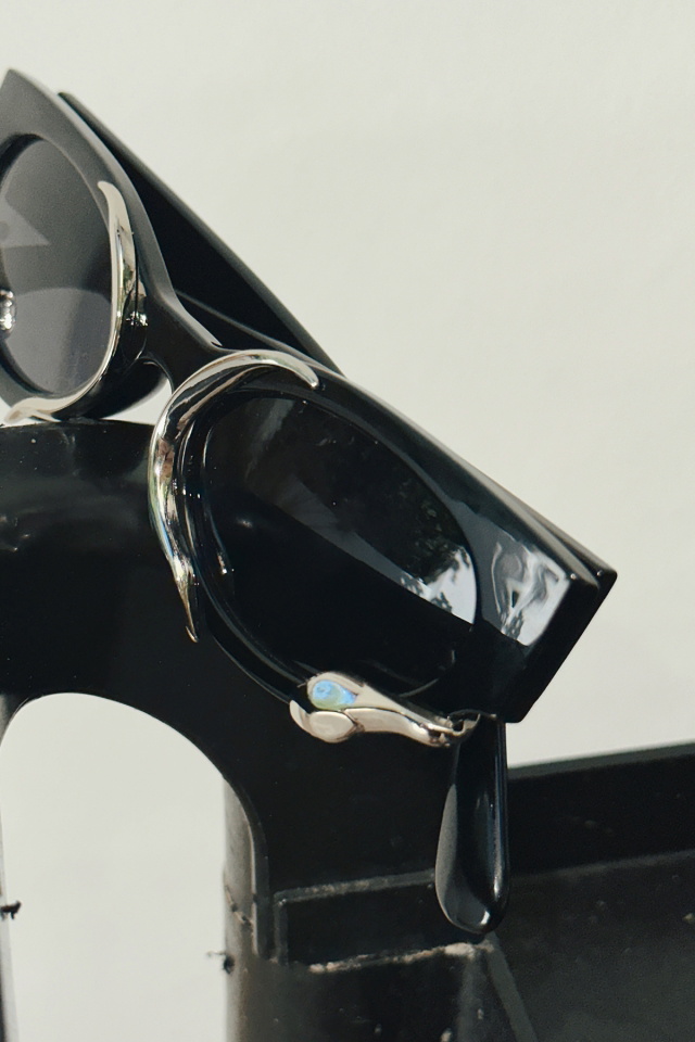 Black Frame Detail Glasses ATEL2291 - 3