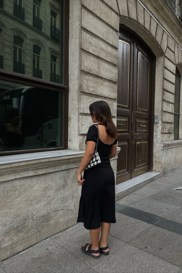 Black Laced Dress ATE2043 - 3