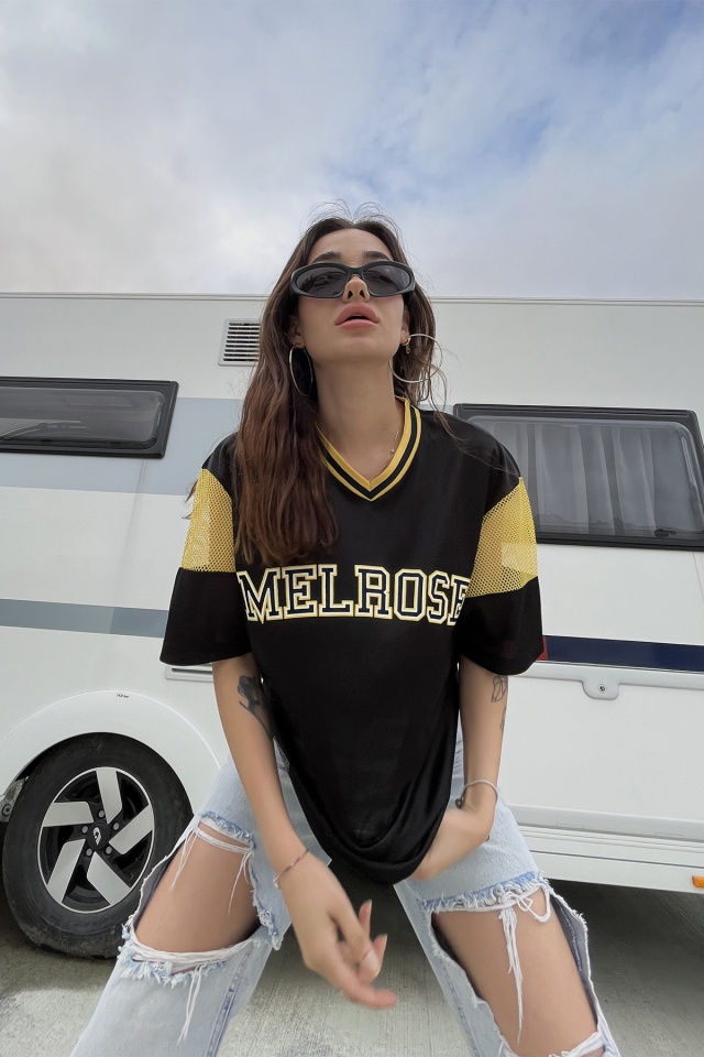Black Oversize Printed Tshirt ATE6686 - 2