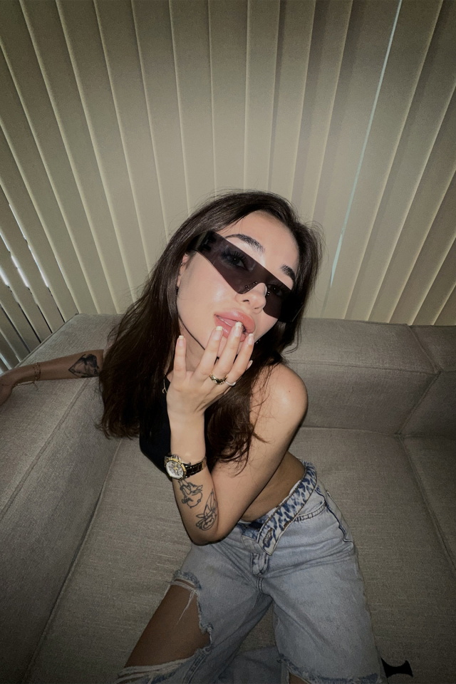 Black Rectangle Glasses ATEL42 - 5