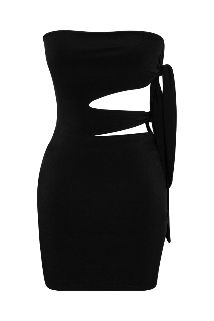 Black Alissa Dress EY203 - EYYO