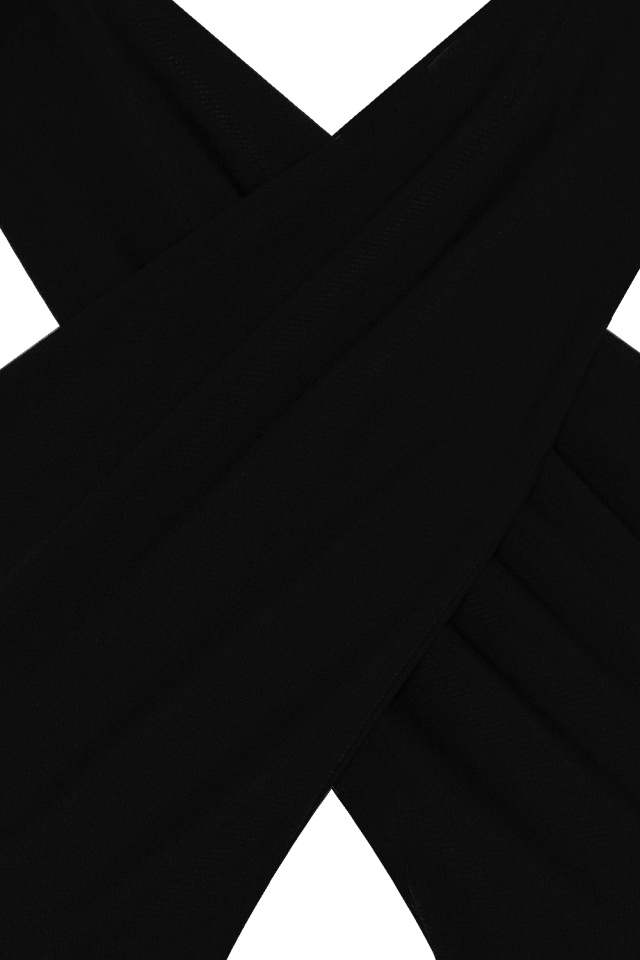 Black Lina Crop Top EY614 - 8