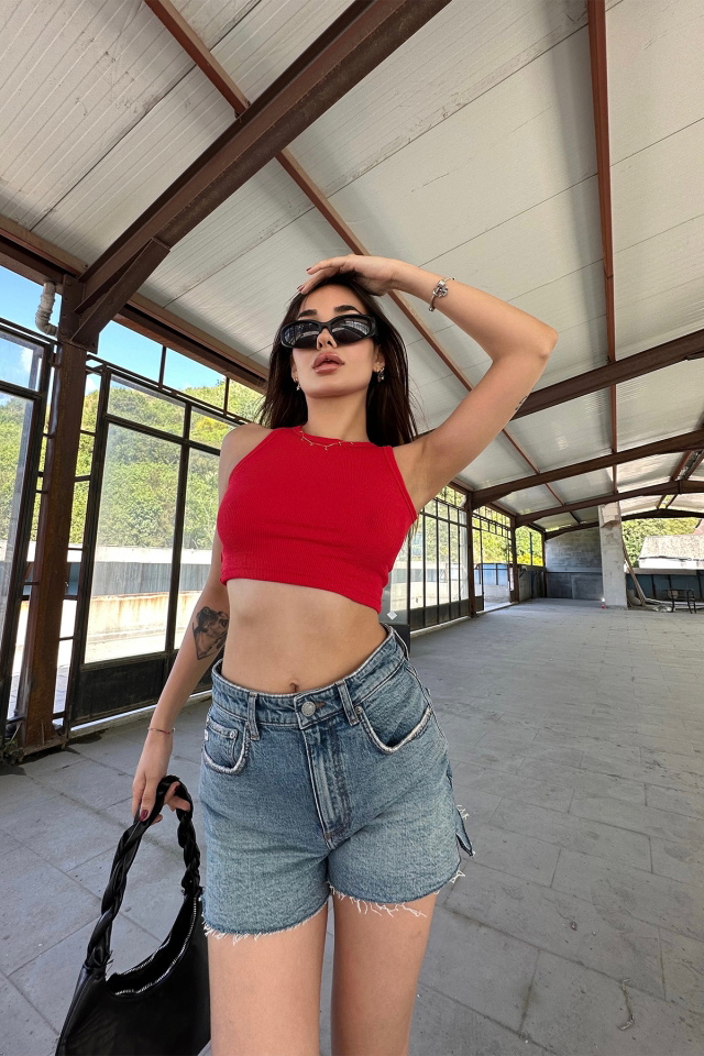 Blue Jean Shorts ATE7150 - 1