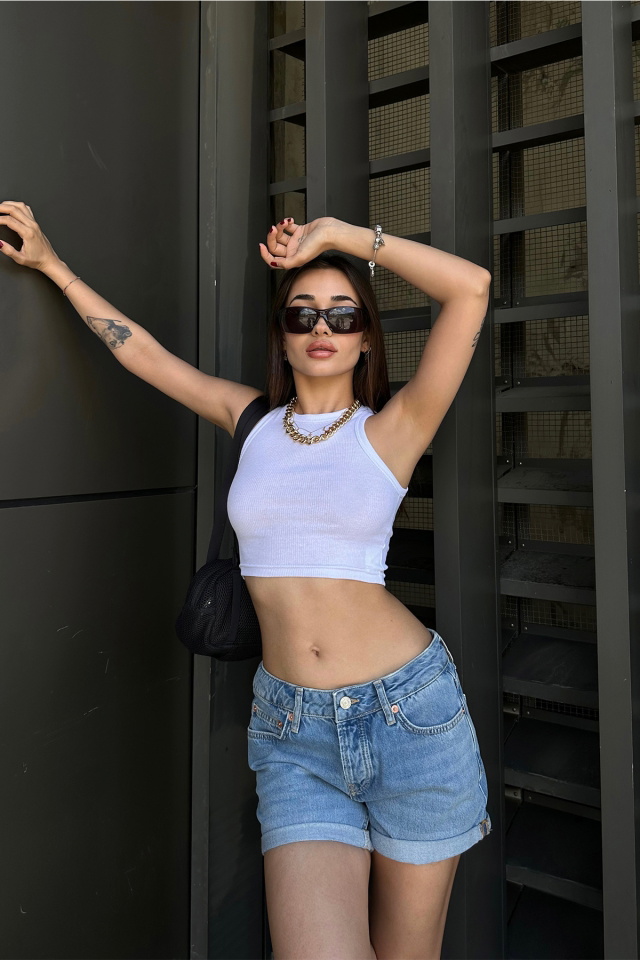 Blue Jean Shorts ATE7151 - 1