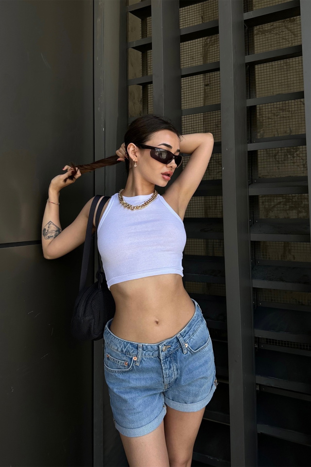 Blue Jean Shorts ATE7151 - 3