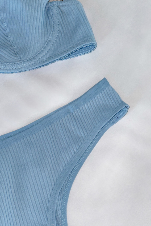Blue Knitted Underwear ATE-2877 - 2
