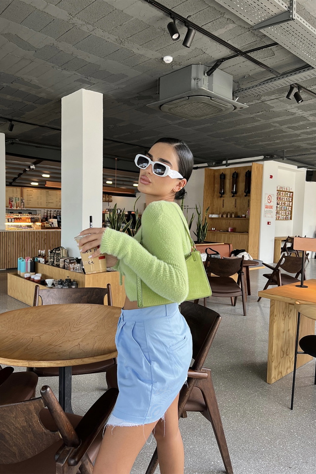Blue Mini Skirt ATE1991 - 5