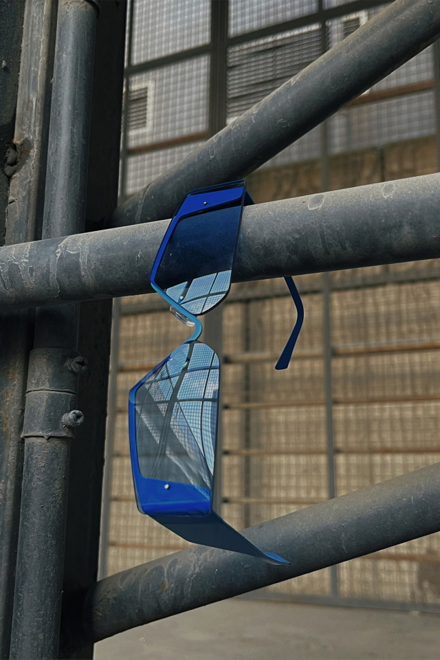Blue Thick Rimmed Glasses ATE4313 - 9