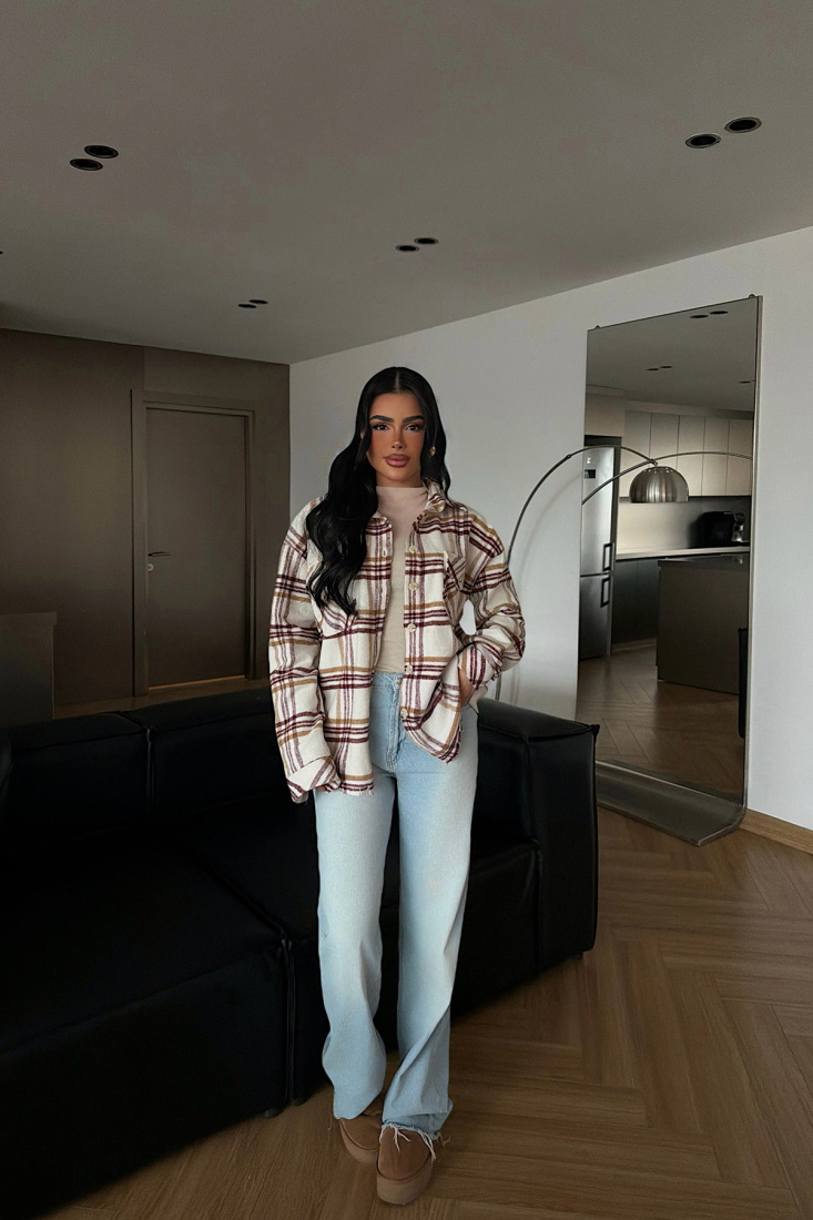 Bordo Gorgonia Gömlek ATE-4244 - EYYO