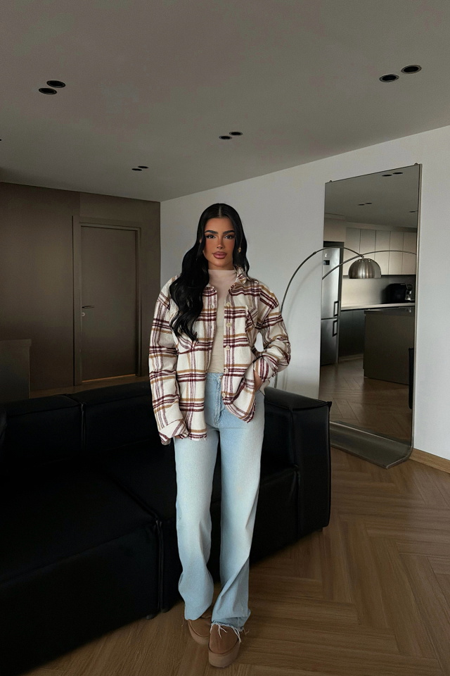 Bordo Gorgonia Gömlek ATE-4244 - 2