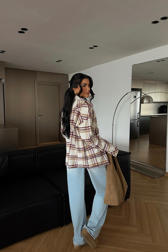 Bordo Gorgonia Gömlek ATE-4244 - 4