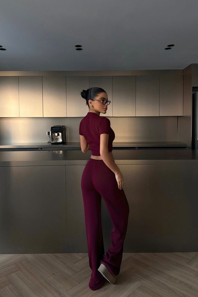 Bordo Avoria triko takım ATE-4602 - 4