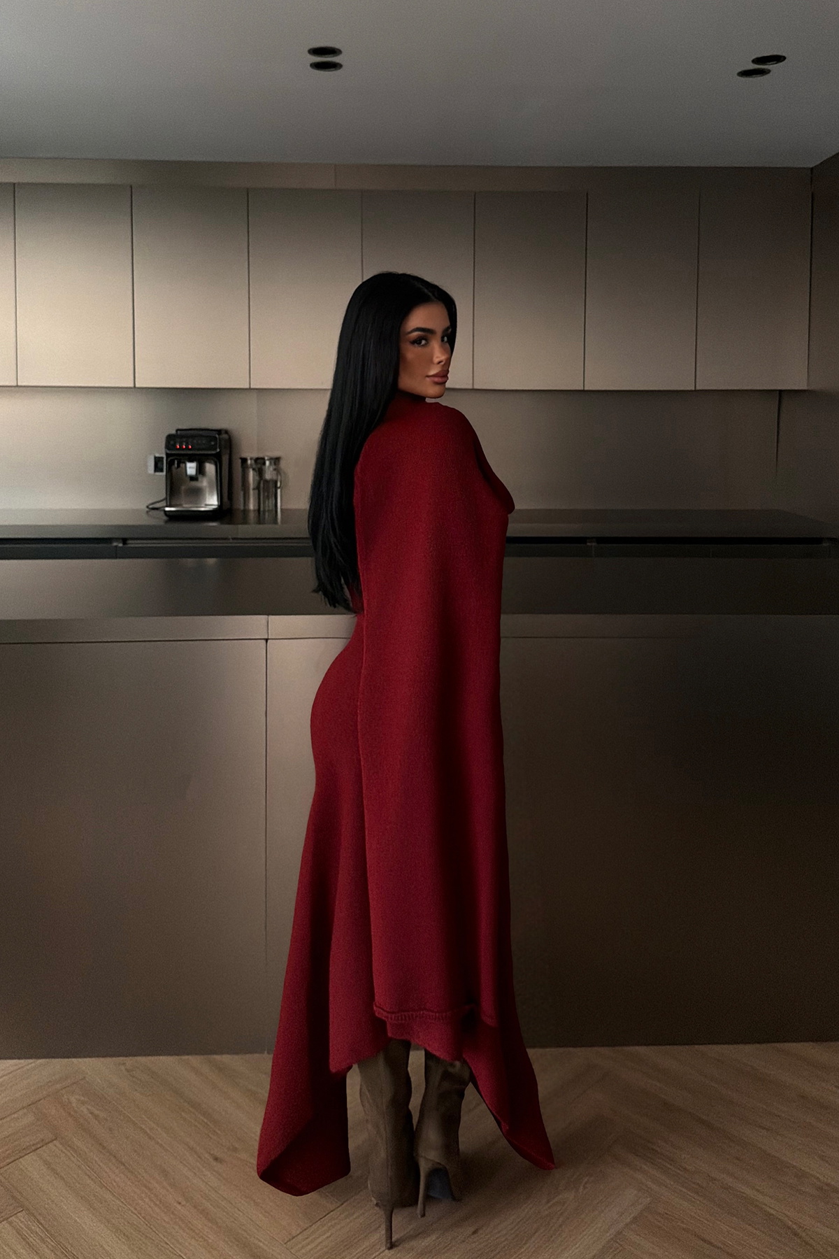 Bordo Suzette Triko Takım - 4