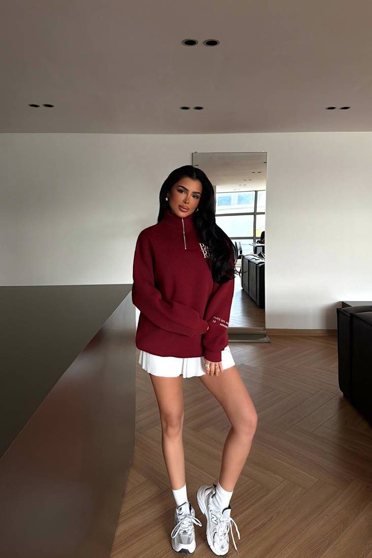 Bordo Dulce sweatshirt ATE-4620 - EYYO