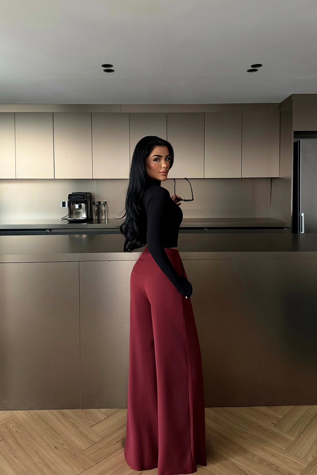 Bordo Biasy Pantolon ATE-2559 - 4