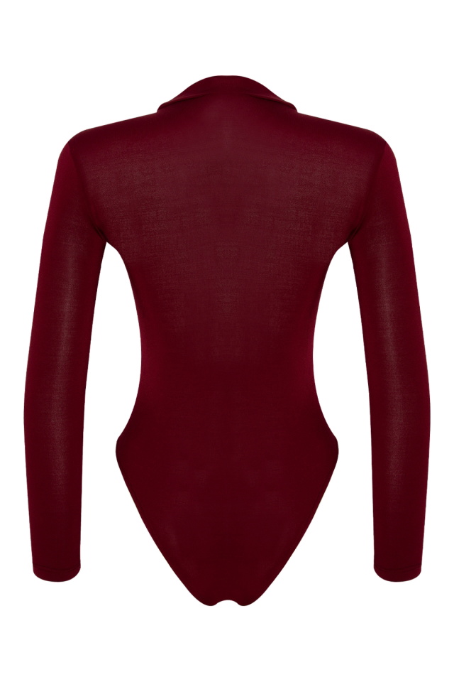 Burgundy Ilta Bodysuit EY445 - 4