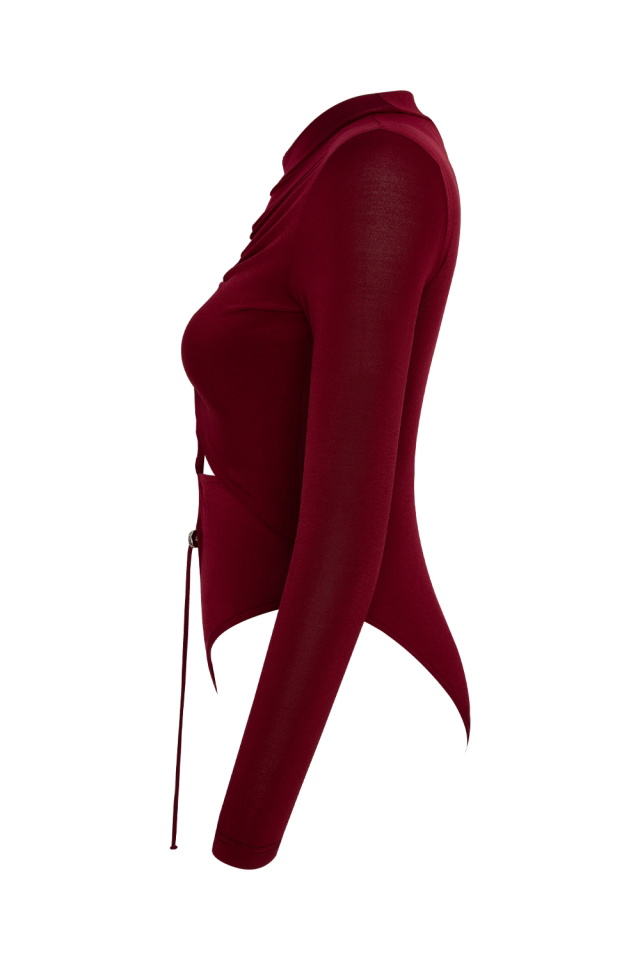 Burgundy Ilta Bodysuit EY445 - 6