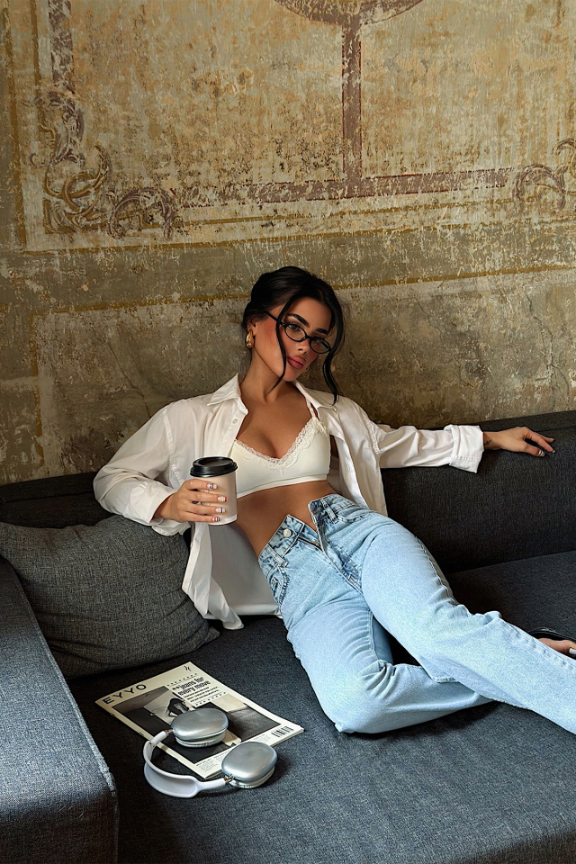 Buz Mavisi Yüksek Bel Jean ATE-5016 - 3