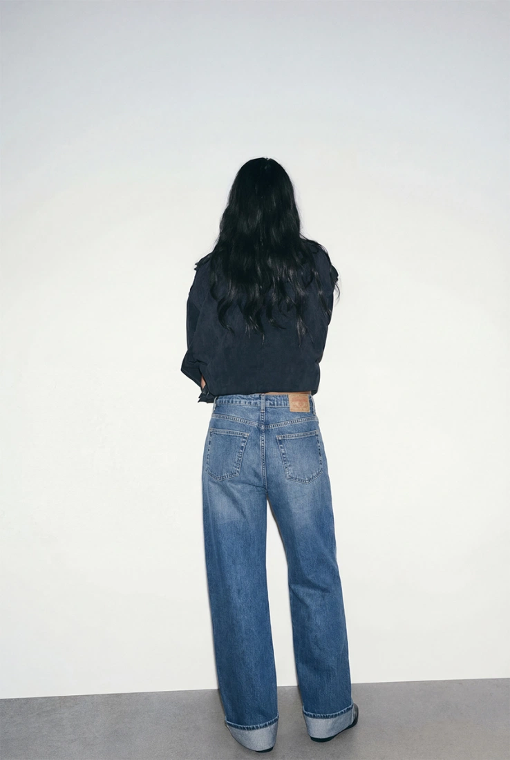 Buz Mavisi Yüksek Bel Jean ATE-5036 - EYYO