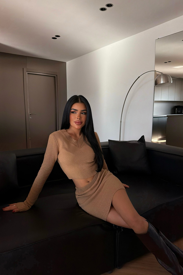 Camel İlue Triko Takım ATE-4371 - EYYO