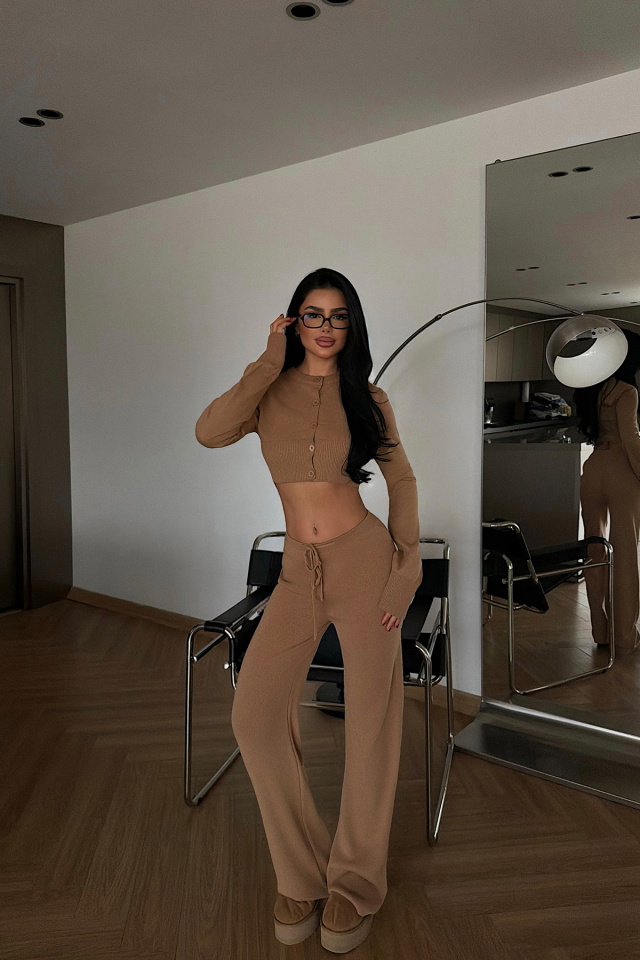 Camel Nagina Triko Takım - 