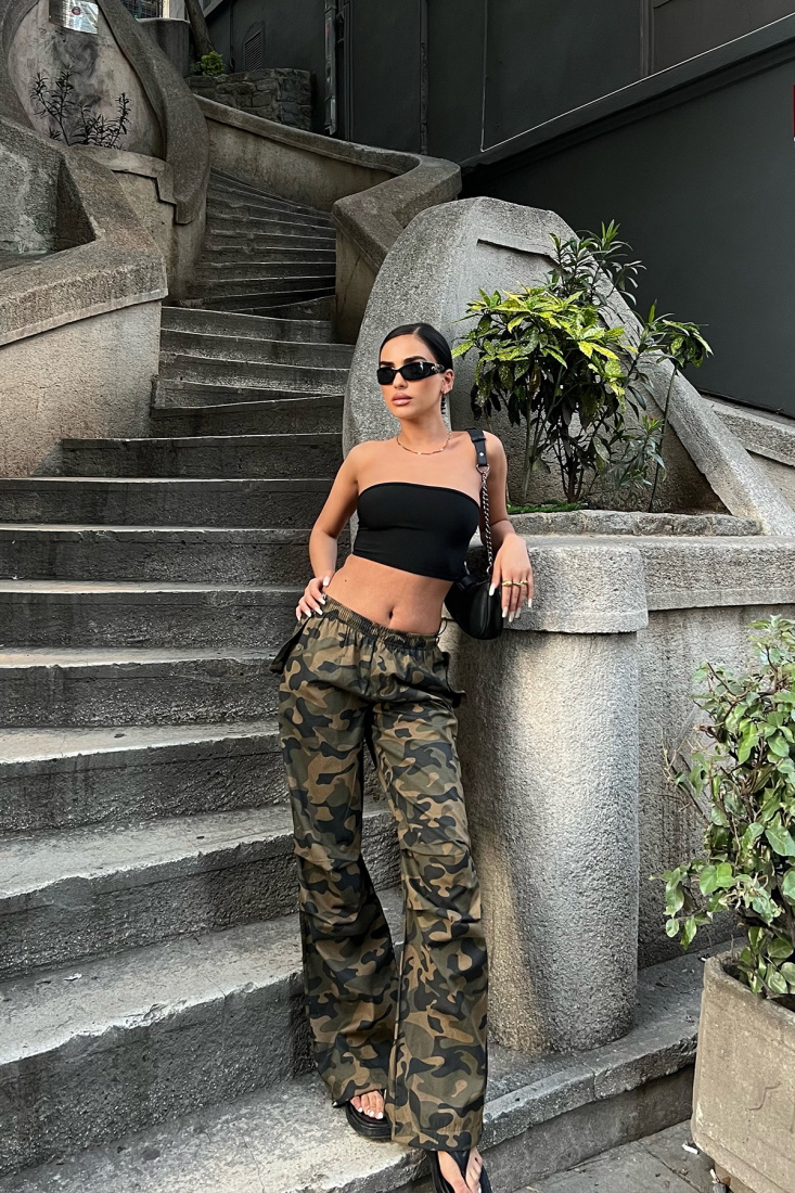 Camouflage Pocket Pants ATE7030 - EYYO